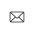 Black letter icon used for CCPA e-mail button